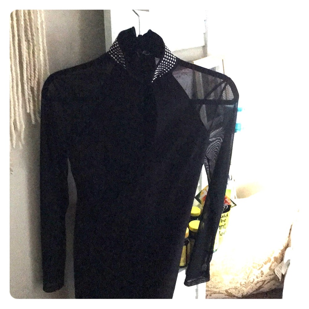 Black cocktail dress
